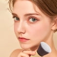 thumbnail image 5 of HHBEAUTY Small Bamboo Flat Kabuki Foundation Brush - Flat Top Makeup Brush for Foundation Blending Liquid Cream Mineral Powder with Dense Bristles, Cruelty-Free, 5 of 8