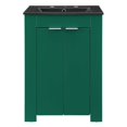 thumbnail image 3 of Sink Vanity Cabinet, Melamine, Green Black, Modern Contemporary Urban Design, Hotel Bedroom Bathroom Master Suite Guest, 3 of 10
