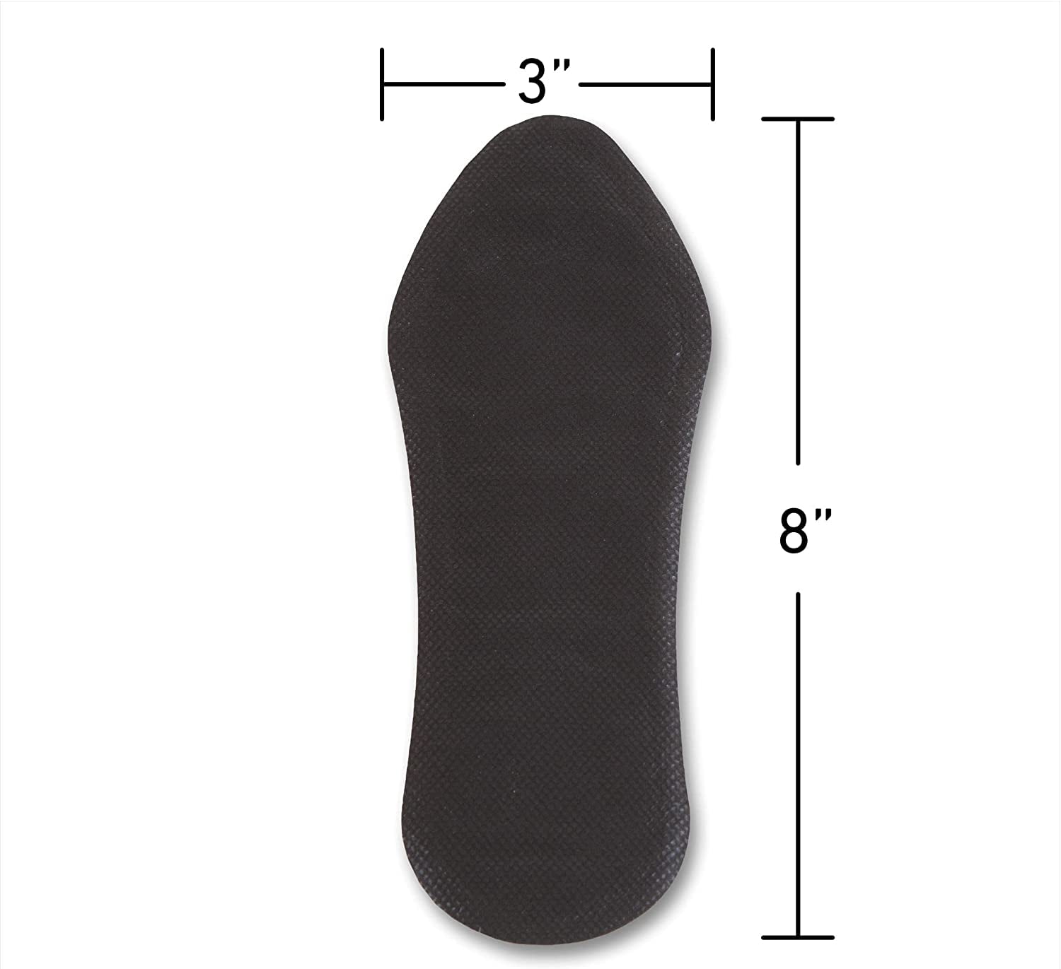 HotHands Insole Foot Warmers - Long Lasting Safe Natural Odorless Air Activated Warmers - Up to 9 Hours of Heat - 16 Pair, Black