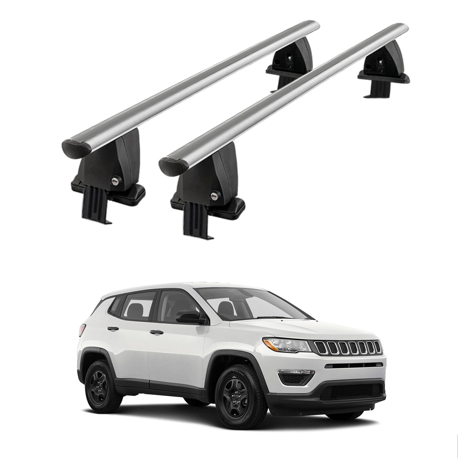 Smooth Roof Rack for Jeep Compass 20182023 Top Cross Bar Luggage