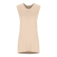 thumbnail image 5 of qolati Womens Summer Knit Lounge Sets 2 Piece Sweater Sets Sleeveless Pullover Tank Top and Shorts Matching Beach Vacation Outfits with Pockets, 5 of 7