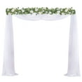 thumbnail image 3 of Fichiouy 9.8*9.8ft Metal Flowers Backdrop Stand Photography Background Frame for Wedding Party, 3 of 8