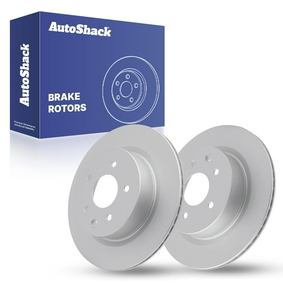 AutoShack 12.12" (307.8 mm) Rear Vented Brake Rotors Coated | Replacement for 2009-2014 Nissan Maxima 2016-2023 Nissan Maxima | 2-PC Set | ArmorStop