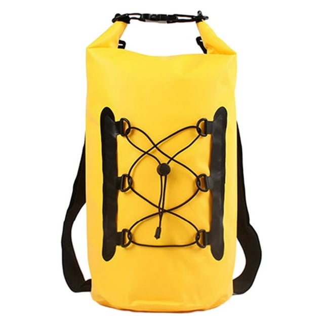15L Waterproof Dry Bag Large Capacity Good Sealing Adjustable Quick Release Wear Resistant Floating Waterproof Dry Backpack Stora