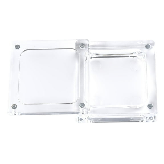 Clear Exquisite Acrylic Jewelry Display Box Superior Acrylic Gem Box Display Case Necklace Jewelry Storage Holder Accessory