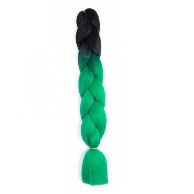 ziyahi Dirty Braid Double Three Four Color Synthetic Fiber Color Mixed Large Braid Hair Extension Wig