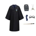 thumbnail image 3 of Uniforme escolar de Marfa, disfraz de Hogwarts, túnicas mágicas, capa de Gryffindor, suéter de Hufflepuff, corbata de Slytherin, falda de Hermione, 3 of 5
