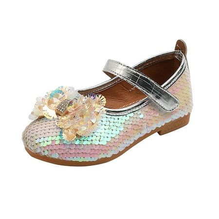 

fvwitlyh Gilrs Boots Snow Boot Winter Boot Summer Autumn Fashion Cute Girls Casual Shoes Colorful Sequins Shiny Bow Flat Size 5 Boots Girls Boots for Girls