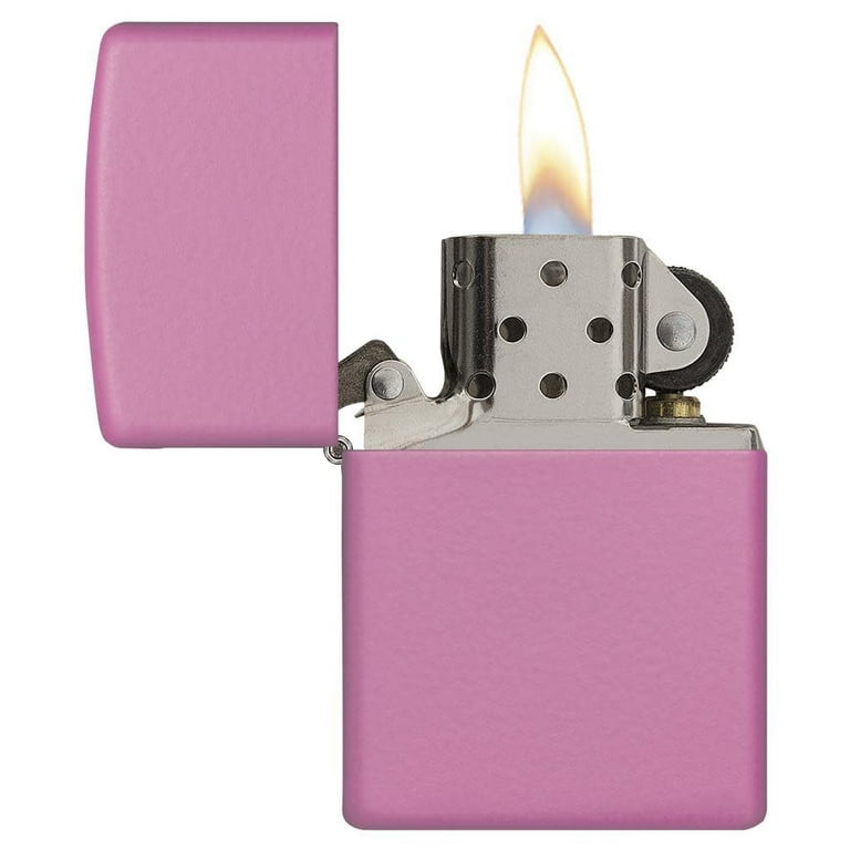 Zippo Classic Pink Matte Pocket Lighter - Walmart.com