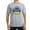 Heather Gray, variant on CafePress - Peace Love Ukraine T Shirt - Men's Fitted T-Shirt