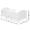 Dream On Me Portland 3 in 1 Convertible Toddler Bed, White