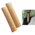 thumbnail image 3 of S SERENABLE Housses de Siège de Voiture Roses Ceintures de Sécurité Housses de Siège Voitures beige, 3 of 6