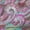 Raspberry, variant on Addison Rugs Dream Shag Premium Machine Washable Transitional Mosaic Waves Purple Round Rug, 8' x 8'