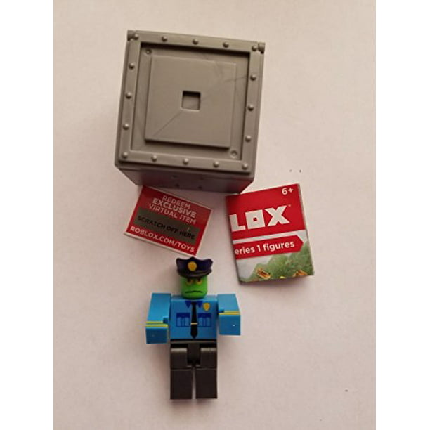 Roblox Series 1 Officer Zombie Action Figure Mystery Box Virtual Item Code 2 5 Walmart Com Walmart Com