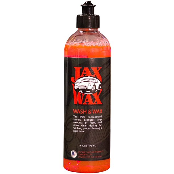 Jax Wax Wash N Wax Concentrated Commercial Car Soap 16 Oz
