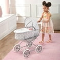 thumbnail image 3 of Just Like Mommy 3-in-1 Doll Pram/Carrier/Stroller - Gray/Polka Dots, 3 of 12