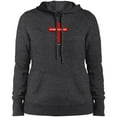 thumbnail image 2 of Fix Your Eyes on Jesus Ladies Pullover Hooded Sweatshirt, 2 of 5