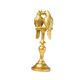 thumbnail image 4 of Adorno de pareja de loros, escultura decorativa, colección, regalo único para inauguración de la casa oro 87x85x27cm, 4 of 9