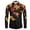 Autumn Maple Leaf Star, variant on Musical Polka Dot Top Soft T-shirt Button Up Hawaiian Shirts Long Sleeve Workout Shirt Long Sleeve Formal Clothes for Men