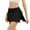 Black, variant on RUTAYY Women Trouser Skirt Mini Skirt A-Line Culottes Summer Skirts Shorts Casual Skirt Party Skort High Waist Casual Skirt Tennis Skirts With Knot Solid Color Casual Travel Skirts