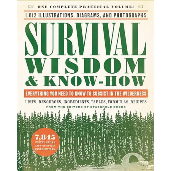 Pre-Owned Survival Wisdom & Know-How: Everything You Need to Know to Subsist in the Wilderness (Paperback) 0316276952 9780316276955