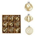 thumbnail image 2 of Qocolhg Christmas Ball Ornaments - 9pcs Shatterproof Plastic Christmas Ornaments Hanging Xmas Ball Decorations for Xmas Tree, Holiday, Wedding, Party Home Indoor Decoration (3.15 In, Multi-color), 2 of 4
