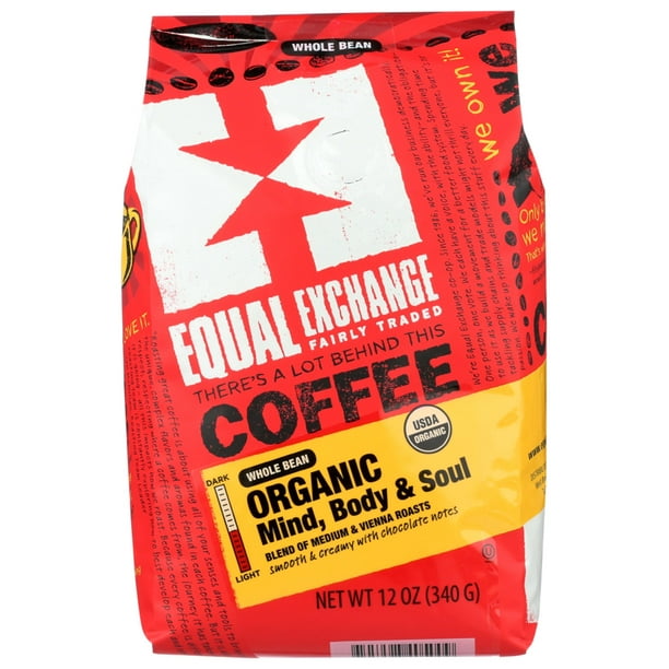Equal Exchange Organic Mind Body & Soul Coffee, 12 OZ