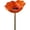 Orange, variant on Metal Flower Bird Bath, Wild Bird Feeder Stake, 23.6x5.9 Inch Garden Lawn Decoration, Outdoor Patio Water Oasis, Vibrant Red, LJAI