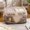 A, variant on ICQOVD themed Fabric Storage Basket,Religious Print Rectangular Storage Bin with Rope Handles for Home Organization
