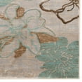 thumbnail image 3 of Milan Eleanor Ivory Turquoise Abstract Area Rug 100% Polypropylene Multi Size, 3 of 6