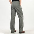 thumbnail image 3 of Wdfiry Mens Dress Pants Slacks Trousers Regular Fit Suit Pants for Men Comfortable Stretch Work Pants for Men Business Wide Leg Pant Men's Pants, 3 of 6