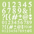 thumbnail image 2 of Kaisercraft Designer Template 12X12-Numbers & Punctuation, 2 of 2