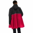 thumbnail image 4 of Vaude Valero Unisex Rain Poncho - Medium - Red/Black, 4 of 6