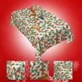 thumbnail image 4 of EGNMCR Christmas Rectangle Tablecloth,Christmas Tablecloth 4.92x6ft Rectangle,Washable Water Holiday Microfiber Table Cloth Decorative Table Cover For Banquet Party, Gift, 4 of 7