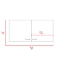 thumbnail image 2 of Manufactured Wood Construction | Wall Cabinet with Two Easy - Access Doors | Versatile Rectangle Fit for Any Room, 2 of 4
