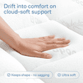 thumbnail image 2 of Mattress Topper Queen Size Cloud-Like Comfort - Ultra-Soft, Breathable, and Cooling Bamboo Viscose Protection , Deep Fit, 2 of 7