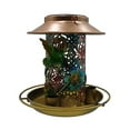 thumbnail image 2 of Viflosae LED Metal Wrought Iron Solar Lamp Hollow Outdoor Antique Hanging Bird Feeder Weekly flyer features, 2 of 5