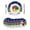 Blue, variant on 15 Inch Round Placemats Set of 6, Green Red Snowman Christmas Non Slip Heat Insulation PP Table Mats, Xmas Tree Snowflake Winter Washable Place Mats for Kitchen Dining Party Table Decor
