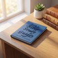 thumbnail image 4 of SugarBloom 66-page Bible study guide with a PU leather cover, featuring daily scripture excerpts for prayer, reflection, and deepening of faith and knowledge ,Blue, 4 of 8