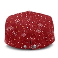 thumbnail image 3 of FUIALDOLG Polyester Beret Hat for Driving Walking Summer, Vintage Windproof Newsboy Cap, Santa Claus Gift Design, 3 of 4