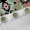 thumbnail image 4 of Manfei Bohemian Hippie Aztec Black Out Curtains for Adult, Rustic Farmhouse Cactus Curtains Pack of 2 (42x63 Each), Green Southwestern Style Bedroom Curtains, Window Curtains Room Decor, 4 of 6