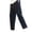 Dark Blue, variant on BXSRUTA Men's Casual Drawstring Pants with Pockets Elastic Waist Comfort Fit Soft Polyester Sizes L-5XL