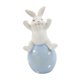 thumbnail image 4 of Estatua de conejo de Pascua jugando en huevo, 3x2,8x6 pulgadas, ligera para ventana, decoración de bonsái, escultura de conejo, decoración de mesa Estilo A, 4 of 8