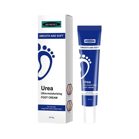 Cremas y lociones para pies: Crema de urea con ácido salicílico, crema intensiva para pies y removedor de callos | Con aloe vera y aceite de árbol de té para hidratar y suavizar la piel. 30 g de crema