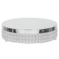 thumbnail image 2 of Balsa Circle 13.5" Silver Metal Beaded Cake Stand Cake Holder, 2 of 4