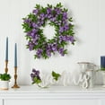 thumbnail image 3 of Nearly Natural Plastic All Occasion Wisteria Artificial Wreath, 18" (Multi-color), 3 of 4