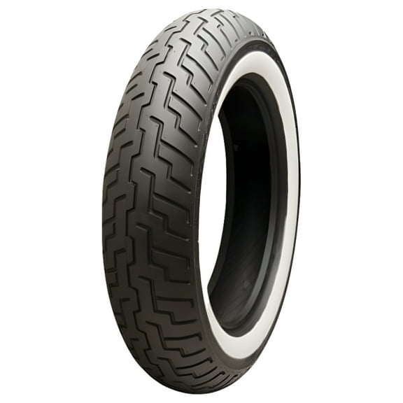 140/80-17 (69H) Dunlop D404 Front Motorcycle Tire Wide White Wall for Honda Shadow 1100 Aero VT1100C3 1998-2002