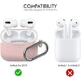 thumbnail image 2 of AHASTYLE AirPods Pro Case Protective Cover [Front Visible] [Added Carabiner] Compatible with Apple AirPods Pro 2019, 2 of 5