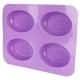 thumbnail image 3 of Molde De Chocolate, Molde Ovalado De Silicona Antiadherente De 4 Vigas Multiusos Para Jabones De Bricolaje Para Postres Para Cupcakes, 3 of 8
