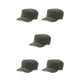 thumbnail image 3 of Gorras de béisbol Qarigey Escalada protección solar Unisex material premium sombrero plano ejercito verde 5Conjunto, 3 of 6